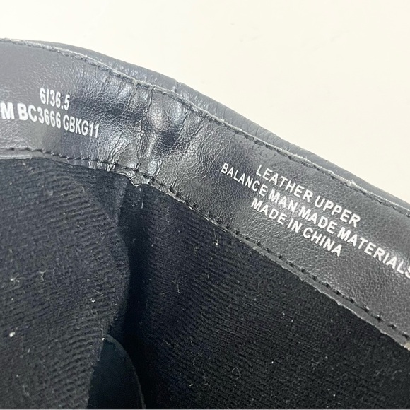 BOC Trapise Ankle Booties Boots Black Leather Side Zip Size 6 / 36.5 - Picture 11 of 16